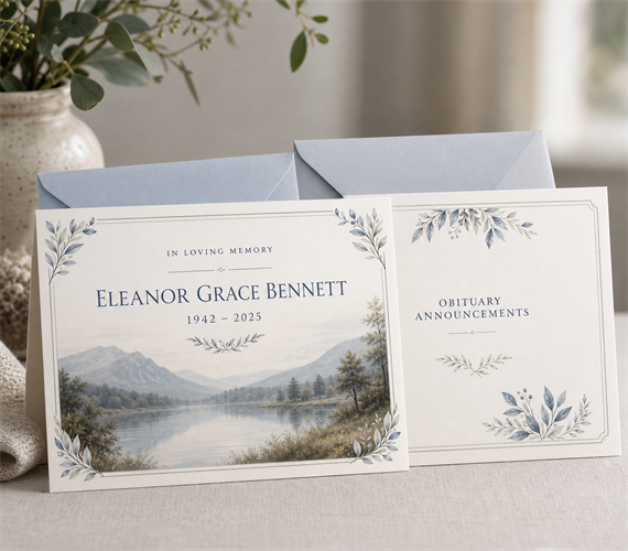 INVITATIONS & OBITUARIES - Image 5
